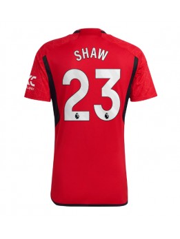 Manchester United Luke Shaw #23 Domaci Dres 2023-24 Kratak Rukavima